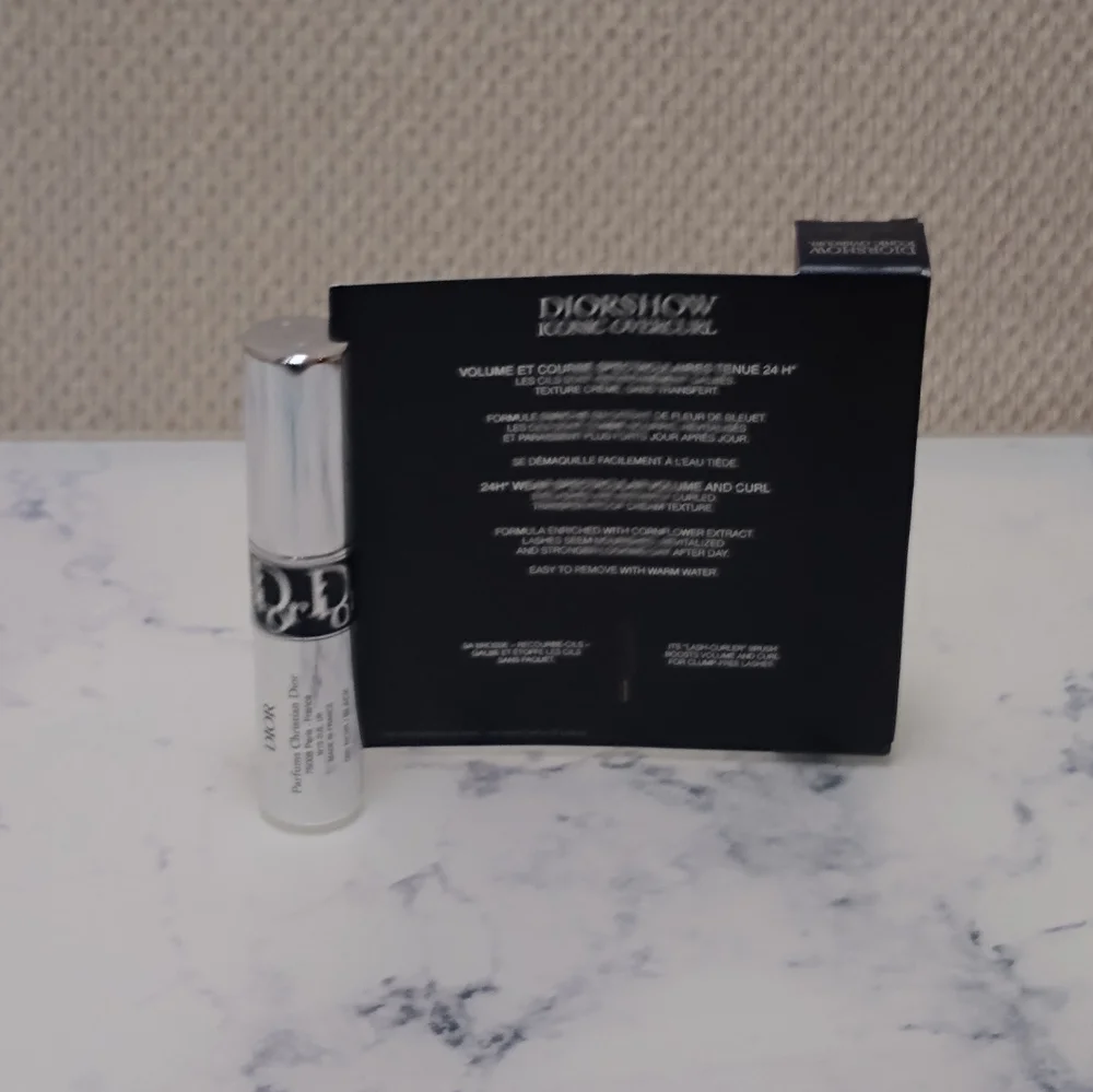 Dior Diorshow Iconic Overcurl Mascara Black Travel Mini Size .14 oz